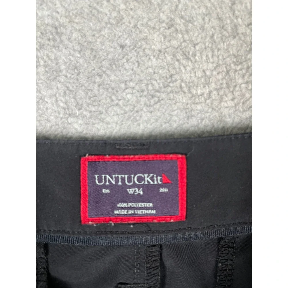 UNTUCKit Mens Chancellor Performance Shorts Bundle Tan Black Size 34 Lot of 2